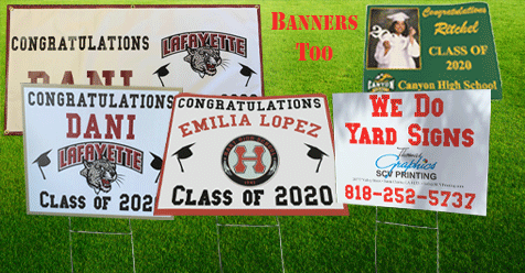 Yard Signs and Banners – Thomas Graphics SCV Printing