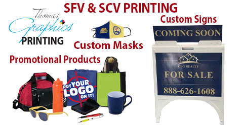 Signs, Masks, Promo Products | Thomas Graphics SFV – SCV Printing