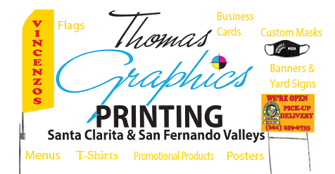 Thomas Graphics, SCV & SFV Printing  Does It All