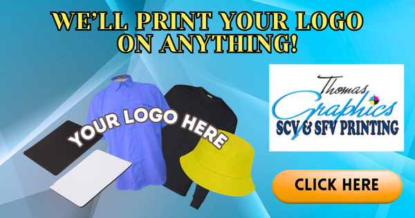 Custom Merchandise Print Service – SCV – SFV
