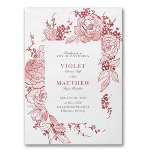 Custom Wedding Invitations