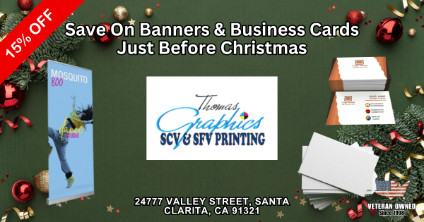 Discount Printing Before The Holidays SCV SFV