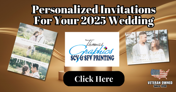 Personalized Wedding Invitations SCV SFV